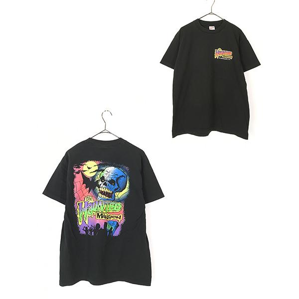 古着 90s The Haunted Mansion ホーンテッド マンション スカル 