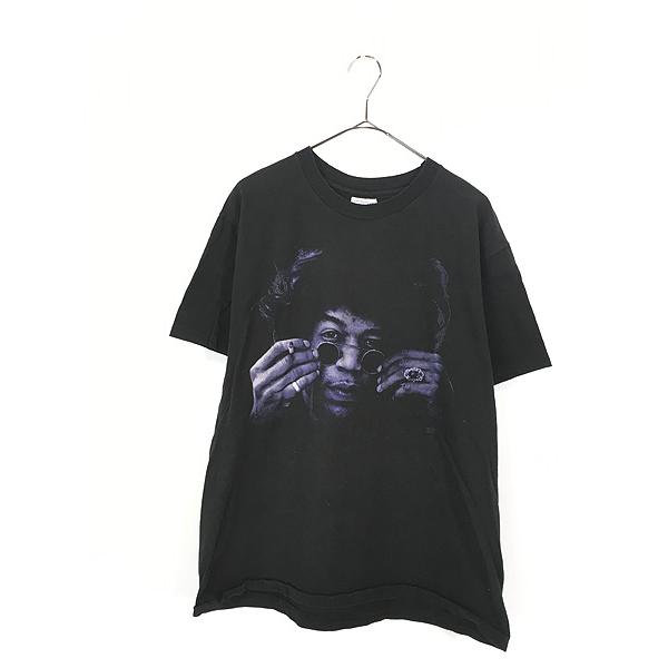 00s MEXICO製　JIMI HENDRIX Tシャツ　黒　ジミヘン　L 00s MEXICO製 JIMI HENDRIX レジェンドTシャツ 黒 ジミヘン L