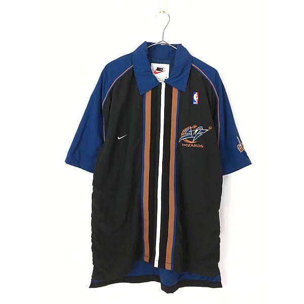 古着 90s NIKE NBA Washinton Wizards ウィザーズ 半袖 ナイロン 古着 90s NIKE NBA Washinton Wizards ウィザーズ 半袖 ナイロン