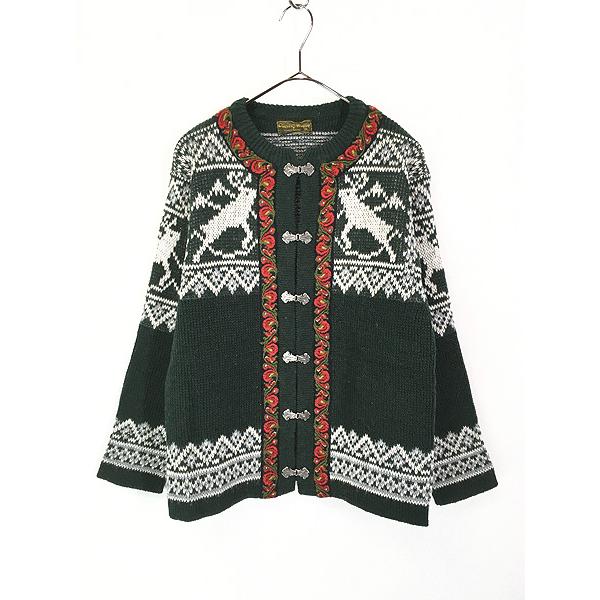 レディース 古着 80s Norway製 Olivia of Norway ノルディック 