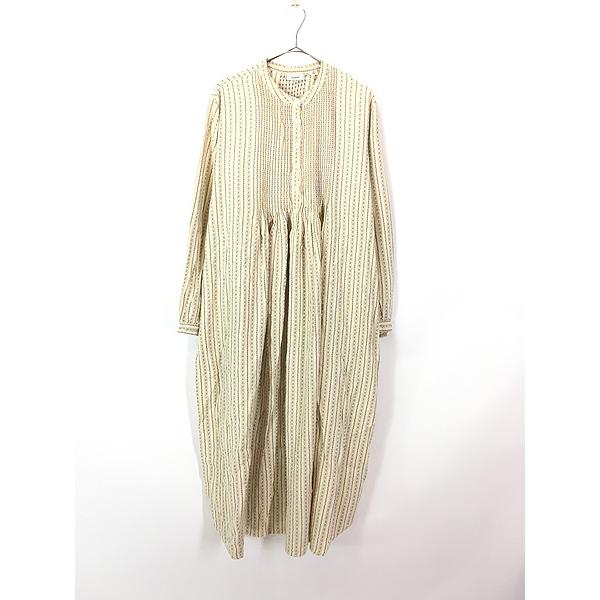 レディース 古着 LL Bean チロリアン柄 ピンタック フランネル  