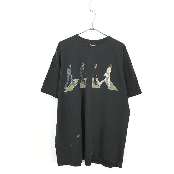 古着 90s The Beatles 「ABBEY ROAD」 フォト ミュージック バンド T 