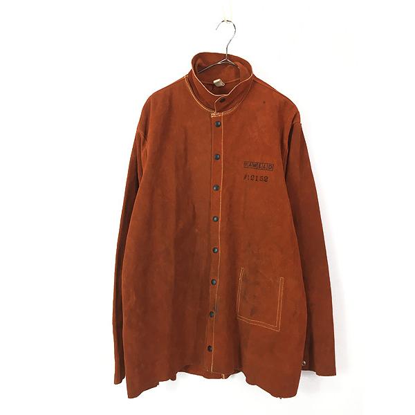 古着 VAWELD 「Leather Welding Jacket」 本革 カウハイド スエード 