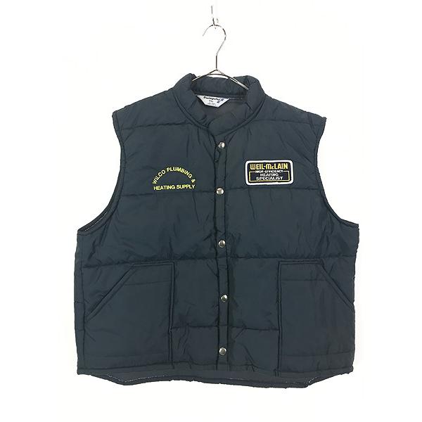 古着 70s USA製 Swingster 「WEIL-McLAIN」 パデッド ナイロン 古着 70s USA製 Swingster 「WEIL-McLAIN」 パデッド ナイロン