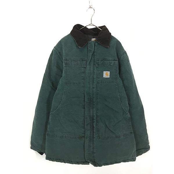Carhartt グリーン トラディショナルコート カーハート トラディショナルコート ブラック！ 表記(XL