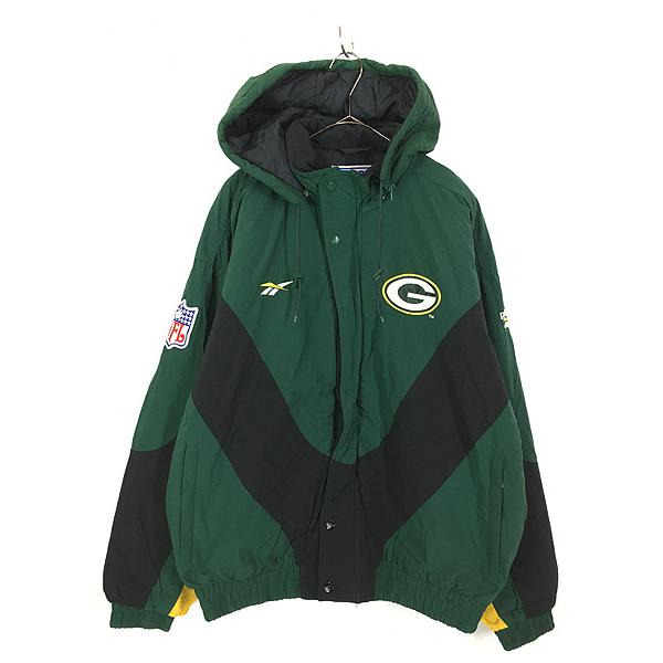packers ジャケット 古着 90s Reebok × NFL Green Bay Packers パッカーズ 2way