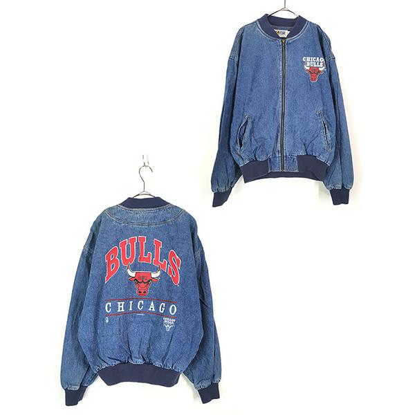 古着 90s NBA Chicago Bulls ブルズ デニム スタジャン 古着 90s NBA Chicago Bulls ブルズ デニム スタジャン