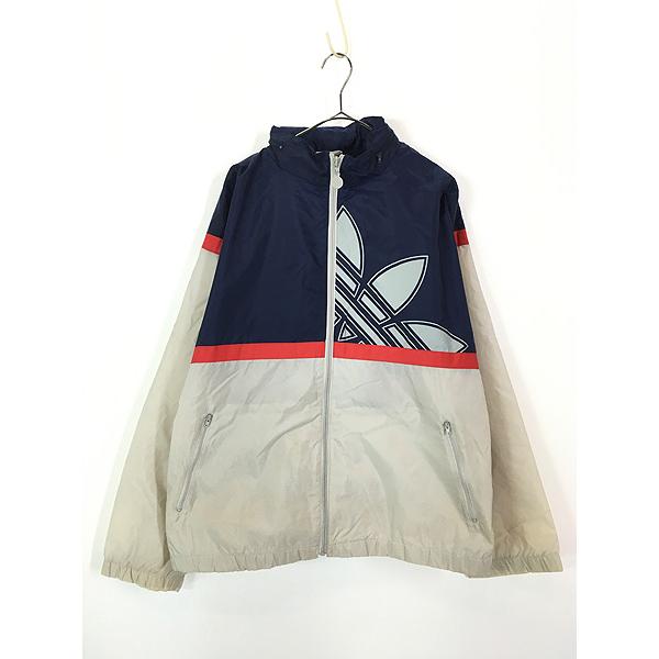 古着 90s adidas トレフォイル クレイジー パターン 2way 古着 90s adidas トレフォイル クレイジー パターン 2way