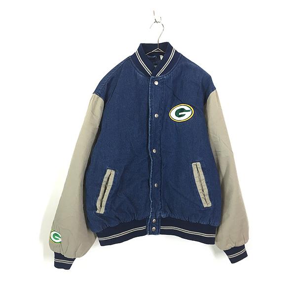 Green Bay Packers フード付きスタジャン　90s Green Bay Packers フード付きスタジャン90s