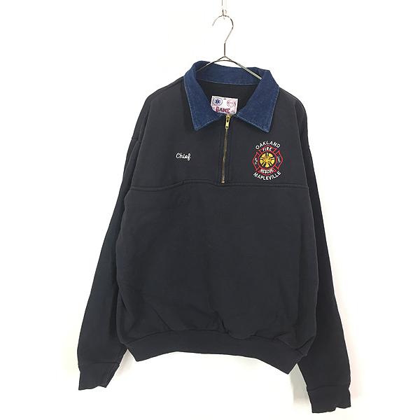 ビンテージ90's○DEADSTOCK SAN FRANCISCOハーフジップ