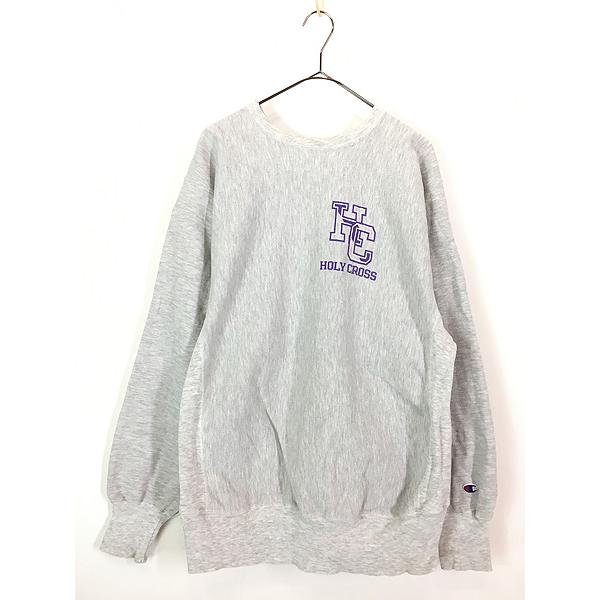 古着 90s Champion Reverse Weave HOLY CROSS 「HC」 BIG 