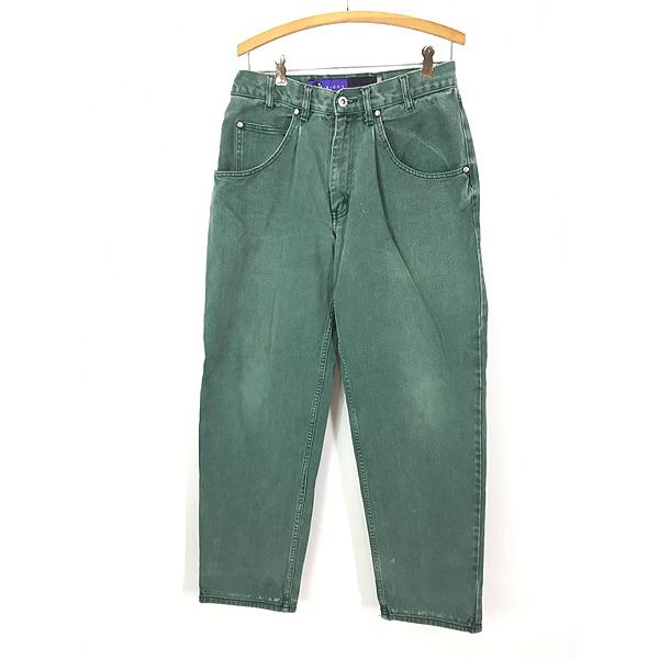 90s 古着 LEVIS SILVER TAB BAGGY グリーン W31 90s 古着 LEVIS SILVER TAB BAGGY グリーン W31