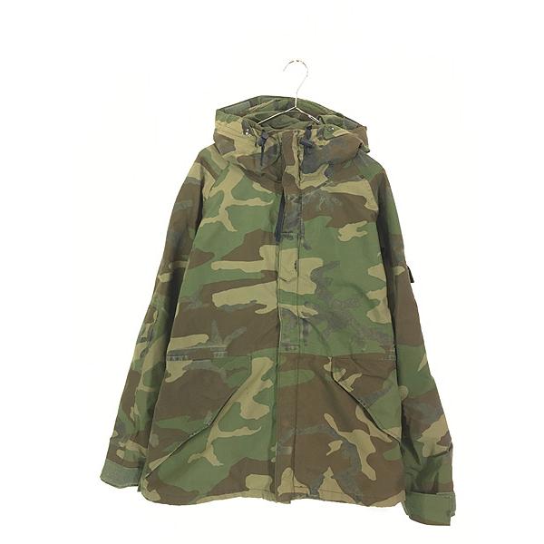 古着 90s 米軍 ECWCS 1st 中期 ウッドランド カモ 迷彩 GORE-TEX ゴア パーカー M-R 美品!! 古着 90s 米軍 ECWCS 1st 中期 ウッドランド カモ 迷彩 ミリタリー