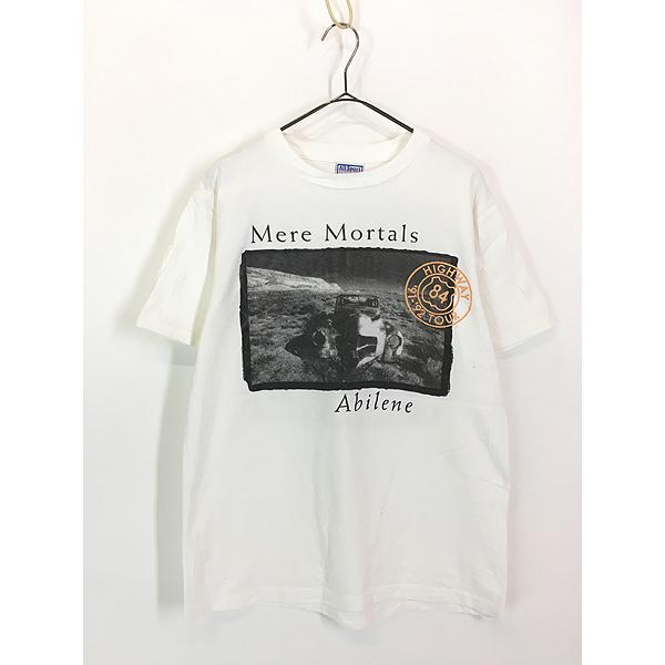 古着 90s USA製 Mere Mortals 「Abilene」 ツアー ロック バンド Tシャツ M 古着 90s USA製 Mere Mortals 「Abilene」 ツアー ロック バンド T