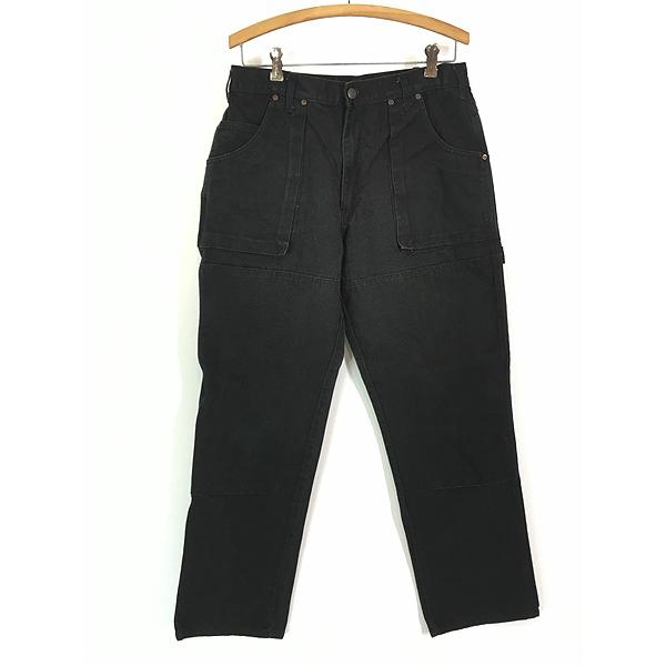 古着 00s Dickies Wニー ブラック デニム ワーク パンツ