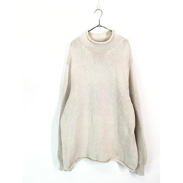 古着 90s J Crew Always 無地 ソリッド ロールネック ローゲージ