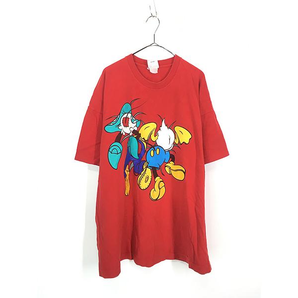 古着 90s Disney 飛び出し ミッキー ミニー ドナルド グーフィー