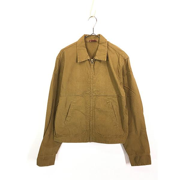古着 50s Sir Jac 光沢 ポプリン コットン オールド ドリズラー 