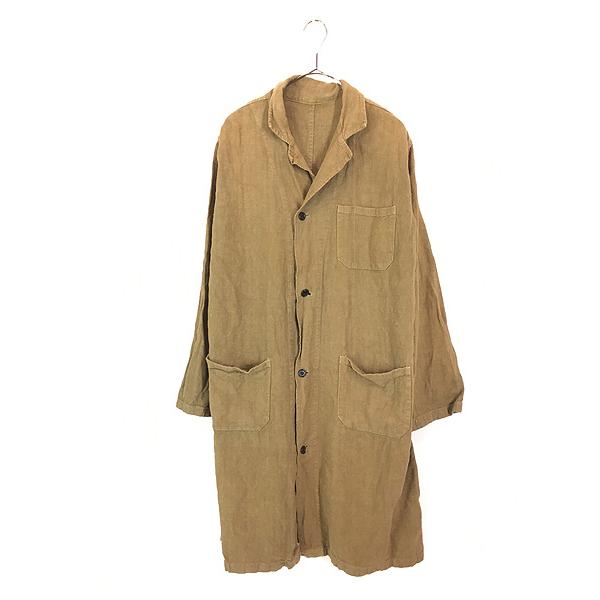 古着 〜80s ヘビー オーガニック リネン ワーク ショップ アトリエ