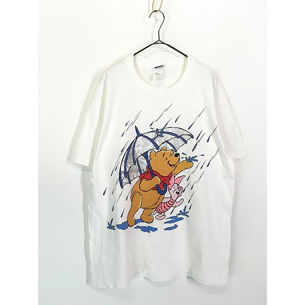 古着 90s USA製 Disney Pooh くまのプーさん ピグレット