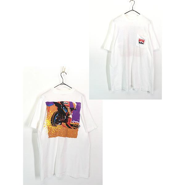 90s marlboro tシャツ　1995 ポケット　名作　ホワイト　白　古着 USA製 95年 Marlboro Unlimited Pocket S/S Tee 白 XL 90s