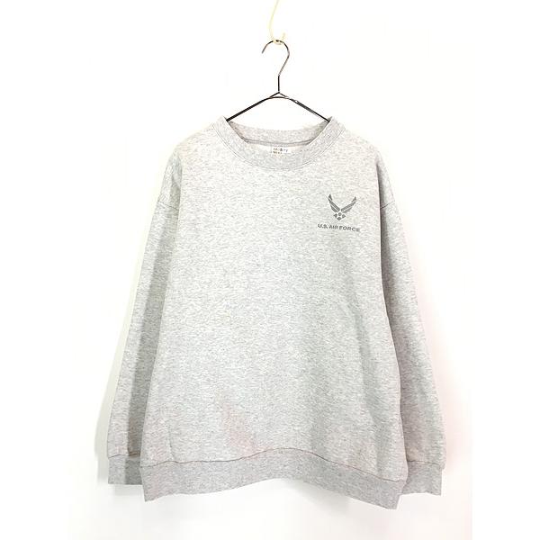 USAF【USA製】U.S.AirForceアメリカ空軍リフレクタースウェット 古着 00s USA製 「US AIR FORCE」 両面 リフレクター ミリタリー