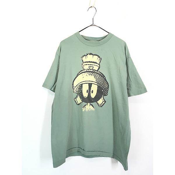 古着 90s USA製 LOONEY TUNES Marvin the Martian マービン 両面 