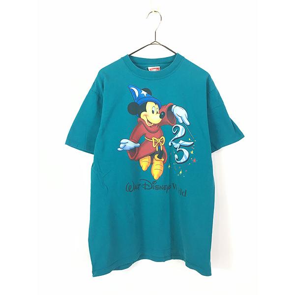 古着 90s USA製 Walt Disney World ミッキー ファンタジア 25th