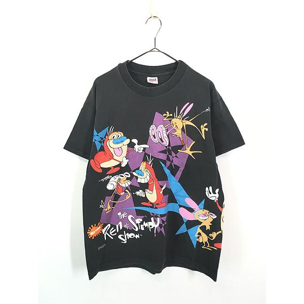 古着 90s USA製 MTV Ren&Stimpy レンとスティンピー マルチ TV 古着 90s USA製 MTV Ren&Stimpy レンとスティンピー マルチ TV