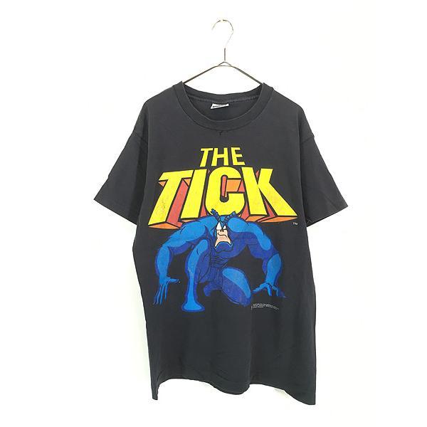 古着 90s THE TICK 風刺 コミック TV アニメ Tシャツ L : 古着屋 古着 90s THE TICK 風刺 コミック TV アニメ Tシャツ L : 古着屋