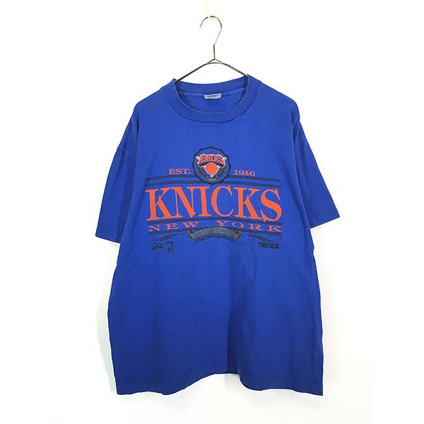 古着 90s USA製 NBA New York Knicks ニックス Tシャツ XL : 古着屋