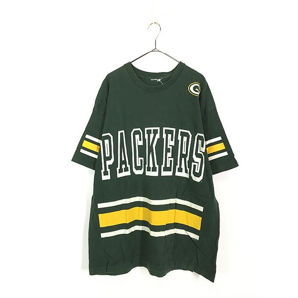 古着 90s NFL Green Bay Packers パッカーズ BIG プリント 両面 T