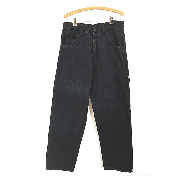 古着 90s MECCA スーパー ブラック デニム ワーク ペインター
