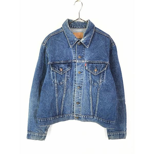 古着 70s USA製 Levi's 70505-0217 4th インディゴ デニム トラッカー