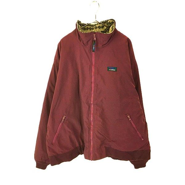 古着 90s LL Bean 「Warm-up Jacket」 フリース ライナー シェルド 