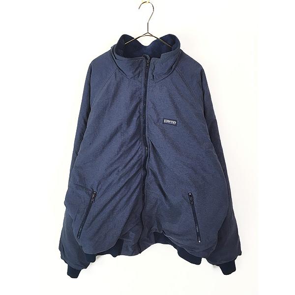 古着 90s USA製 LANDS' END 「Squall Jacket」 フリース ライナー