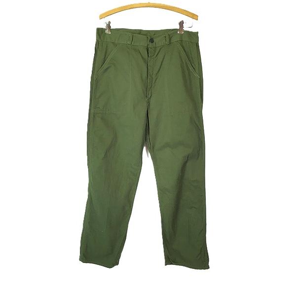 古着 60s 米軍 US ARMY 「カニ股」 100%コットンサテン