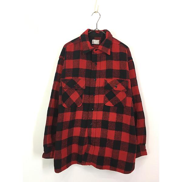 ★60sUSA製Penneys TOWNCRAFT CPO ウールJKTチェック ☆60sUSA製Penneys TOWNCRAFT CPO ウールJKTチェック