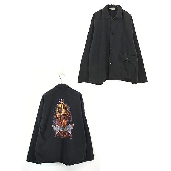 古着 90s TILLMAN スカル ボーン グラフィック アート ワーク 古着 90s TILLMAN スカル ボーン グラフィック アート ワーク