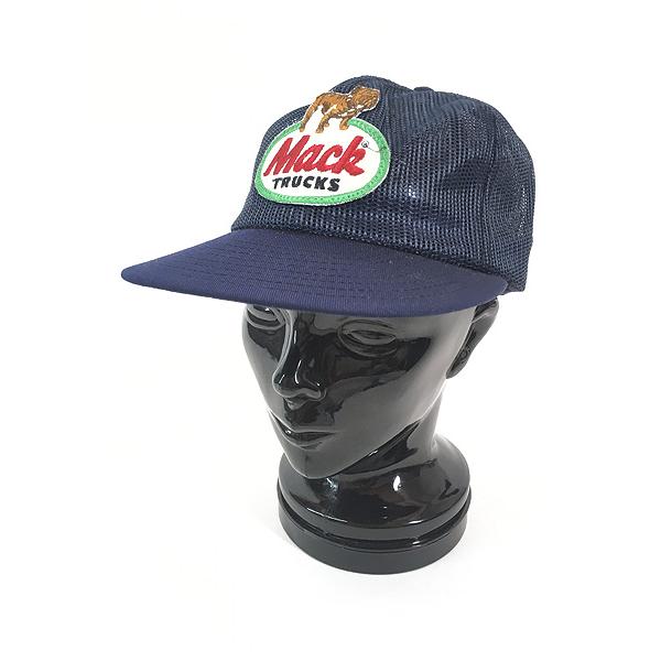 雑貨 古着 80s USA製 Mack Trucks ワンポイント ワッペン トラック 