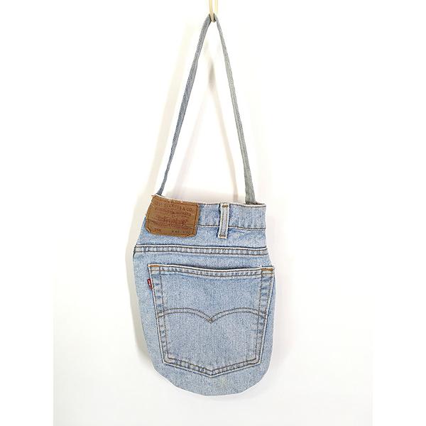 雑貨 古着 80-90s Levi's ピスポケット リメイク デニム ミニ トート