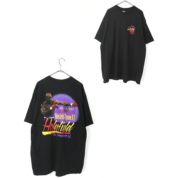 古着 90s USA製 Holyfield vs Tyson 2 「The Sound And The Fury