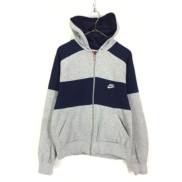 古着 80-90s NIKE ワンポイント 刺しゅう バイカラー スウェット
