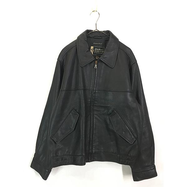 古着 00s Eddie Bauer Legend 「Journeyman Bomber」 牛革 レザー