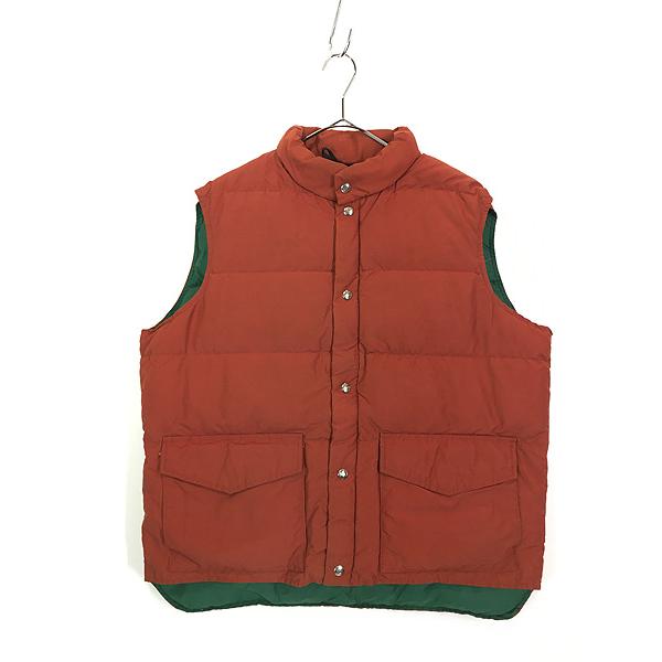古着 80s WoolRich 60/40 クロス ダウン ベスト レアカラー