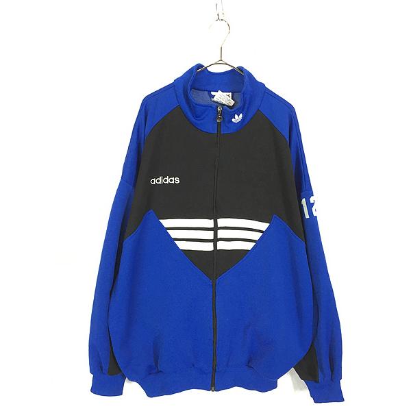 古着 90s adidas 「12」 ナンバリング クレイジー パターン ジャージ トップ XL 古着 古着 90s adidas 「12」 ナンバリング クレイジー パターン ジャージ