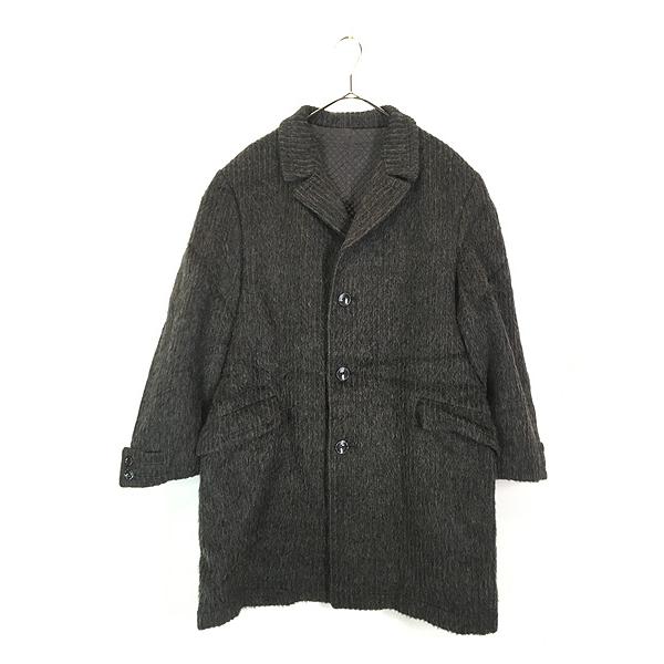 古着　ウールステンカラーコート　バルマカンコート 古着 50-60s フランス製 Forchic 「Super-Olmes」 豪華 シャギー