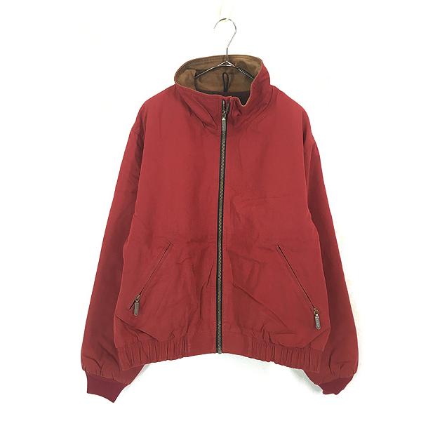 古着 80s LL Bean 名作 チェック ウール ライナー レザー