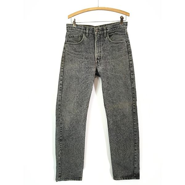 古着 80s USA製 Levi's 505-4861 ケミカル アシッド ブラック 古着 80s USA製 Levi's 505-4861 ケミカル アシッド ブラック