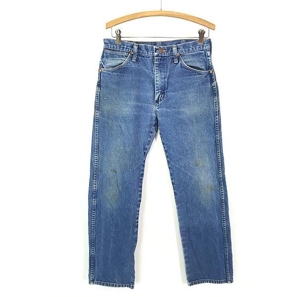 古着 80s USA製 Wrangler 13MWZ ブルー デニム パンツ ジーンズ 古着 80s USA製 Wrangler 13MWZ ブルー デニム パンツ ジーンズ